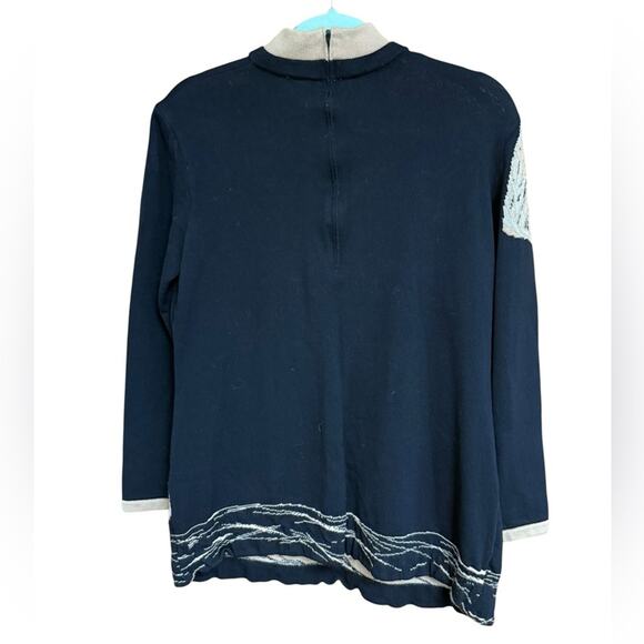 Vtg St. John Knit Elephant Sweater Womens S Marie Gray Santana Knit Intarsia - Picture 3 of 7